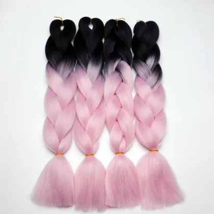 Wholeslae Synthetic Braiding Hair Ombre Braiding Hair Yaki Jumbo Braid Hair