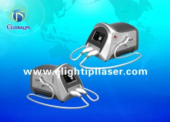 Portable Hair Removal Ipl Rf Beauty Equipment With Hand / Foot Touch 10 Mhz