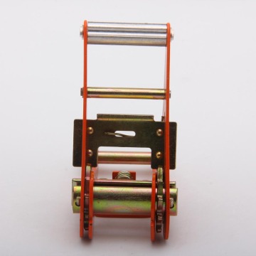 1.5 inch high quality orange spraying plastics ratchet buckle/tie down