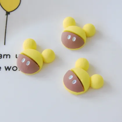 Wholesale Cartoon Mickey Resin Jewelry Accessories and DIY Materials