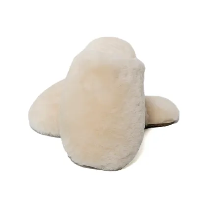 Shearling Slippers Closed Toe Slippers