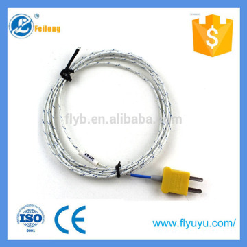 2 Pcs K Type 800C Wire Lead Measuring Thermocouple Sensor 1M 3.3Ft