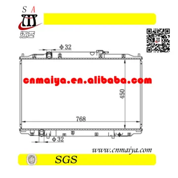 19010-RGL-A51 autoparts for radiator