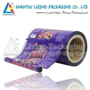 Gummy candy bag on roll