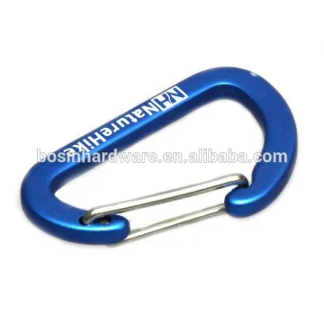 Wholesale High Quality Metal 45mm length Aluminum Carabiner Metal