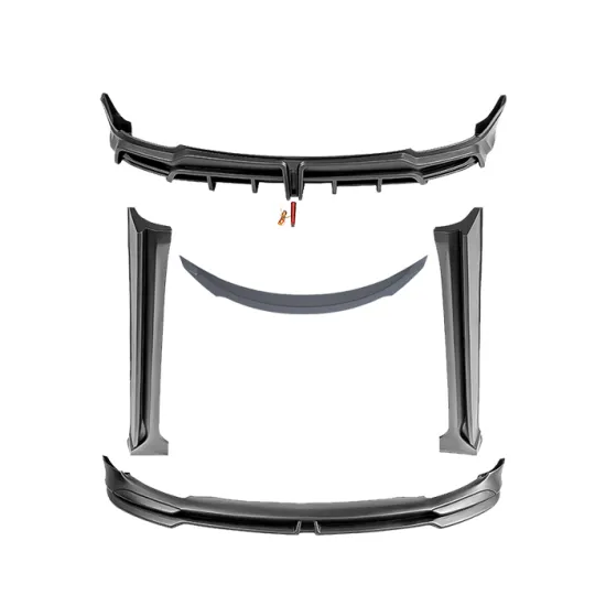 Universal Car Accessories Kit for Tesla Model 3: Front Lip, Side Skirt, Rear Diffuser, and Bumper Lip