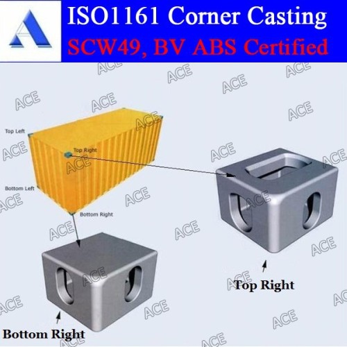 Iso Container Parts Container Corner Casting Fitting In Stock, High