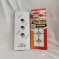 White Tealight Candle Custom Decoration 10pcs Candles