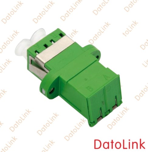 LC Duplex Fiber Optic Adapter with Shutter