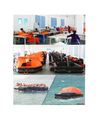 SELF-RIGHTING INFLATABLE LIFE RAFT