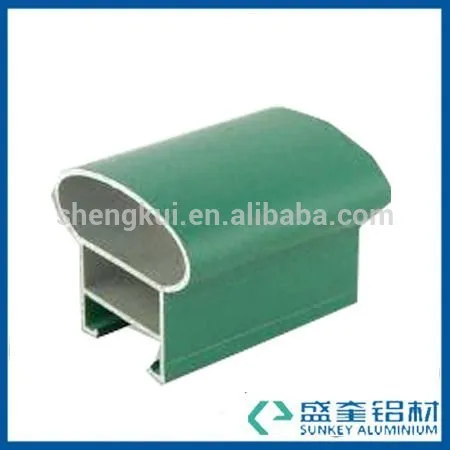 Extrusion de Aluminio Handrail Profile Extrusion de aluminio Furniture Profiles Perfil de aluminio