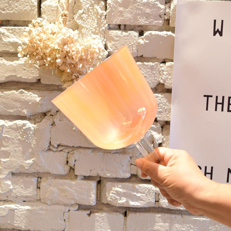 Orange Faint Scent Handheld Crystal Singing Bowl