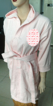 100% cotton terry bathrobe for boys ang girls