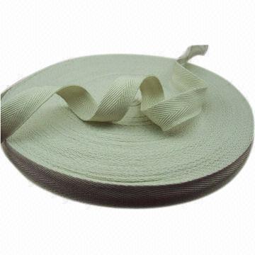 Cotton webbing, various colors and widths are available