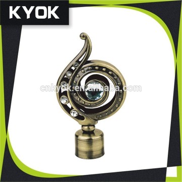 KYOK iron curtain rod wholesale & curtain rod finials ,bird curtain rod finials