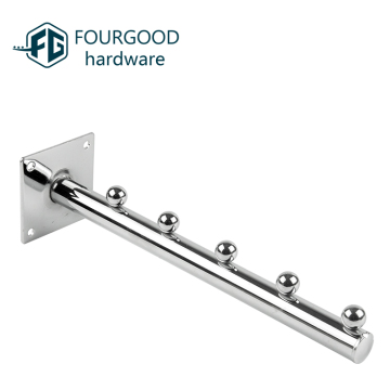 Wall-Mounted Slatwall Display Hooks: Square, Oval, Elliptical, Round
