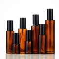 4OZ Amber Glass Lotion Bottle Spray Bottle