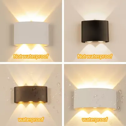 Popular Waterproof Wall Lamps: LED Solar Luminous Lighting for Garden, Fence, and Exterior Wall