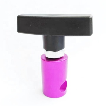JDMOTORSPORT88 รถสีม่วงเครื่องยนต์ฮูดลิฟท์ก้านรองรองรับแคลมป์