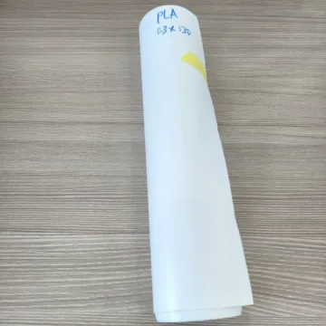 White Biodegradable Stretch Rigid PLA Film