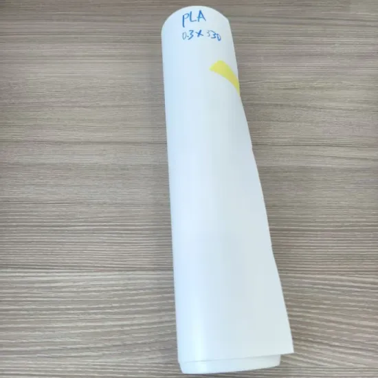 White Biodegradable Stretch Rigid PLA Film