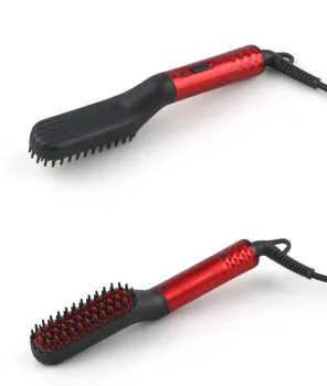 Portable Wireless Electric Beard Straightener and Hair Styling Kit with Anti-Scald Technology