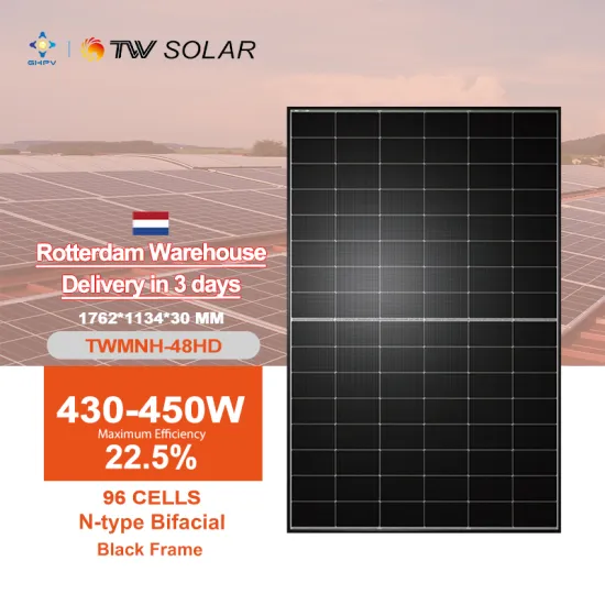 High Power Tongwei Solar Modules: 430W to 450W Black Frame Photovoltaic Panels TW PV Panels and TWMNH-48HD