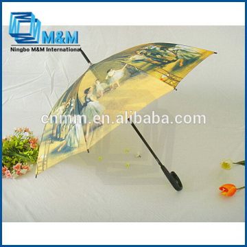 Straight Umbrella Uv Protection Umbrella