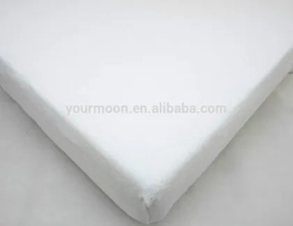 Waterproof terry cloth baby crib mattress protector/cover crib sheet