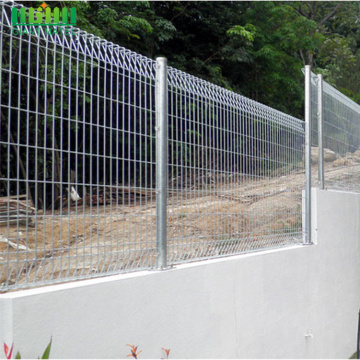 PVC Coated Roll Top BRC Welded Mesh Fence