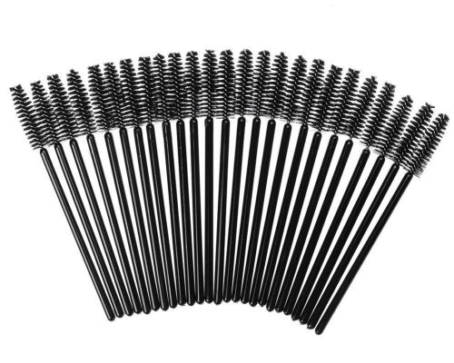 50PCS Disposable Eyelash Mini Brushes Mascara Wands Applicator Spoolers Makeup Tools