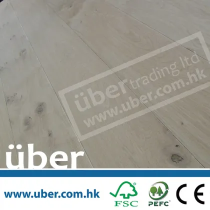 Unfinished/Pre-finished (European White Oak) Indoor Usage Engineered Wood Flooring for home decoration