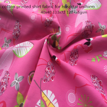 100% cotton printed shirt fabric