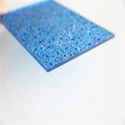 Polycarbonate PC diamond particle board