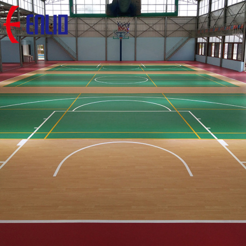 Indoor Sports Flooring / Basketball court CBA sponsor