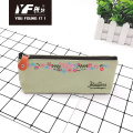 Embroidery Flower Style Cute Pencil Case