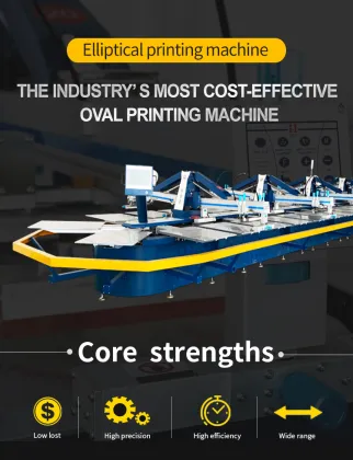 High Accuracy Stable Oval Digital Silk Screen Printing Machine