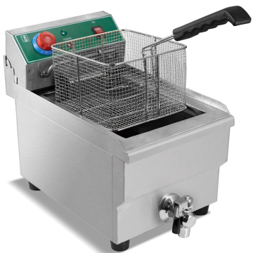 Automatic Table-Top Single-Tank Stainless Steel Electric Deep Fryer for Industrial Use