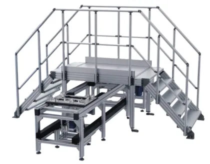 Custom Aluminum Assembly: Step Platforms, Stairs, Handrails, and Walkways