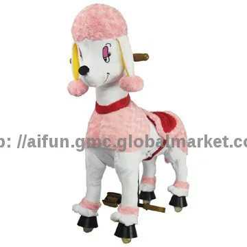 U and Me Poodle amusement ride, toy car ride