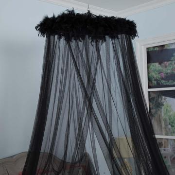mosquito net hanging feather
