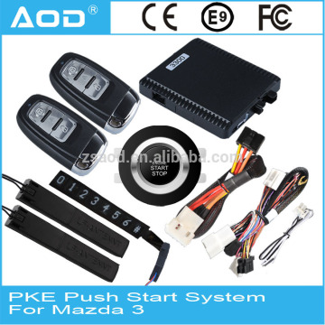 For Mazda 3 Remote engine start/Keyless entry system/PKE push button start