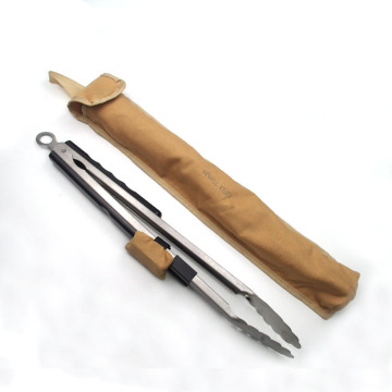 BBQ large food tongs with LED light