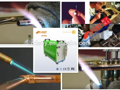 Portable oxygen-hydrogen generator hho copper brazing machine