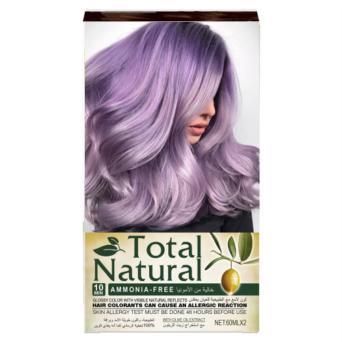 Colore viola dei capelli ombre pastello