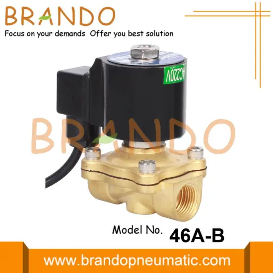 1/2'' Music Fountain Brass Solenoid Valve IP68 Underwater