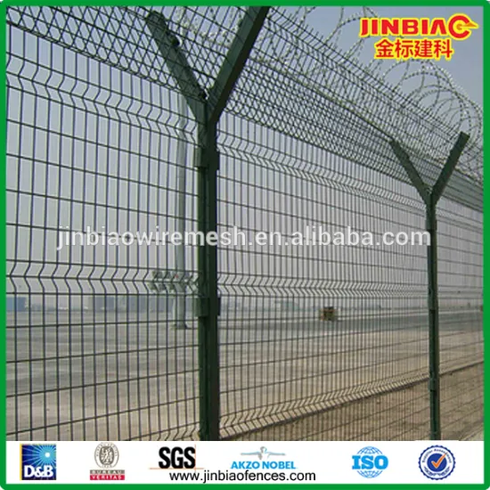 professional OEM wire mesh fence nice looking airport fence(ISO9001)