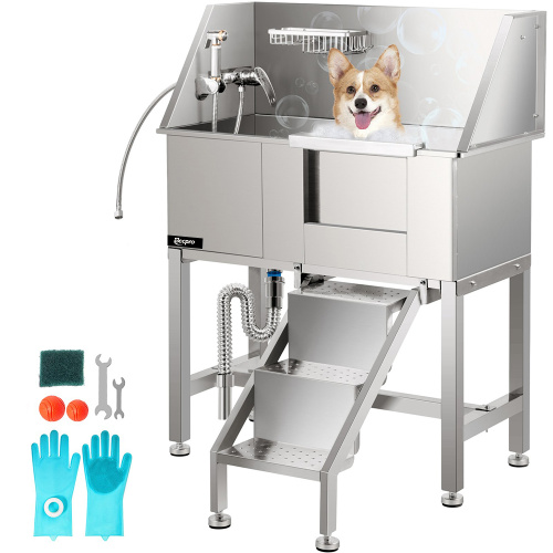 34 inch Dog Grooming Tub With Ramp