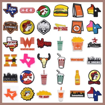 Houston Styled Soft PVC Shoe Decorations & Accessories