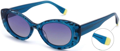 C4 Acetate Spectacle Frame  Tortoiseshell Blue